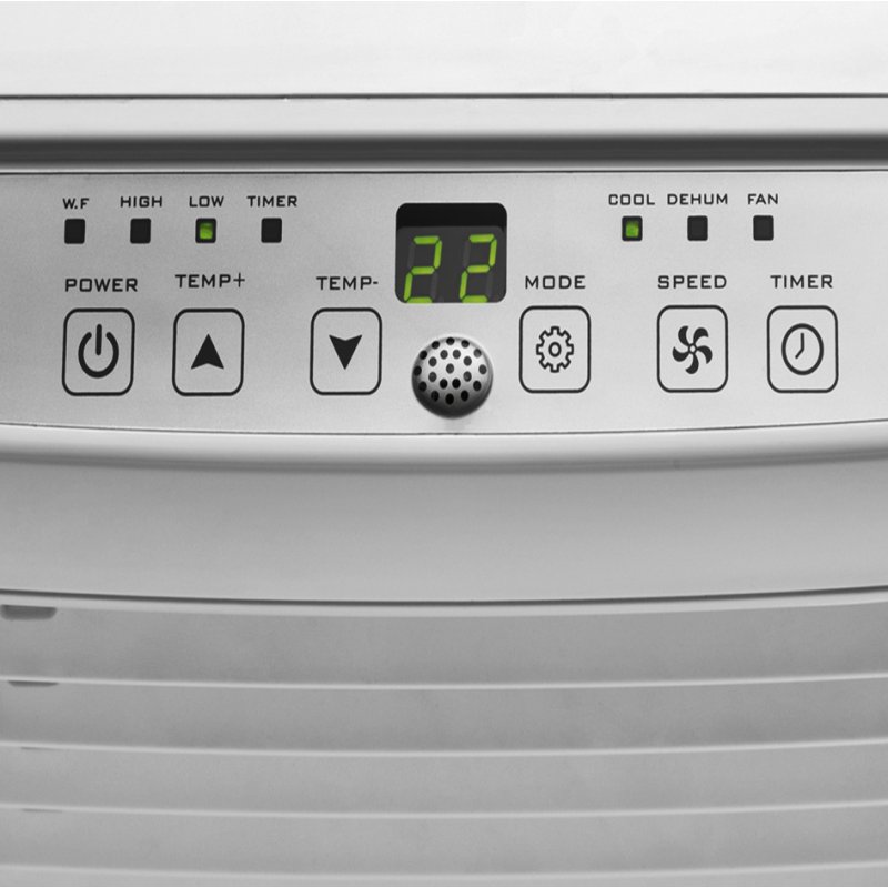 CLATRONIC climatiseur CL 3844, 7000 BTU, 3-en-1, blanc